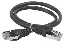 ITK Коммутационный шнур (патч-корд) кат.6 FTP PVC 0,5м черный | код PC09-C6F-05M | IEK